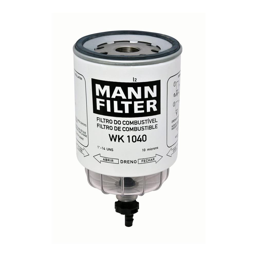 Filtro Blindado Combustível Separador d'Água Mann-filter WK1040 Mercedes 1720/L 1714 K/1718 M96/1420/L 1620/2418/1723/O 500