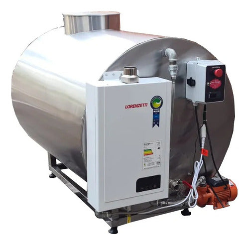 Gerador De Agua Quente 1000 Litros Inox Design