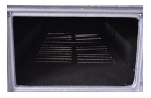 Forno Com Fogão A Lenha - Interno Inox Brilhante (80cm)forne