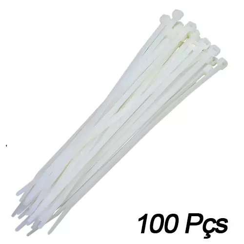 Abraçadeira de Nylon com 100 Peças 4,8 x 200mm Bomvink BOM-5503