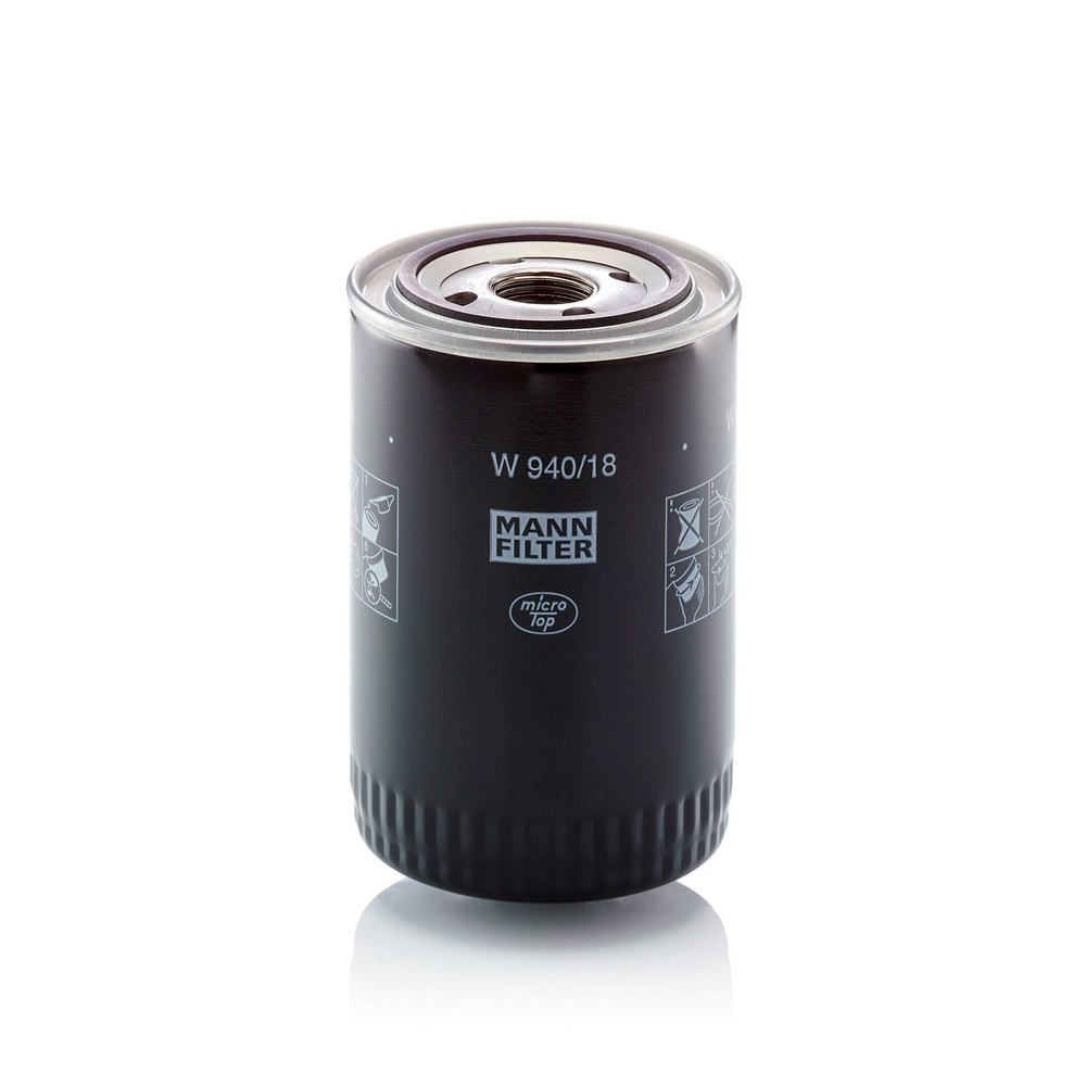 Filtro Blindado Óleo Lubrificante Mann-filter W940/18 VW 7-90 P/6-90/6-90 P/6-90 S/7-90 S