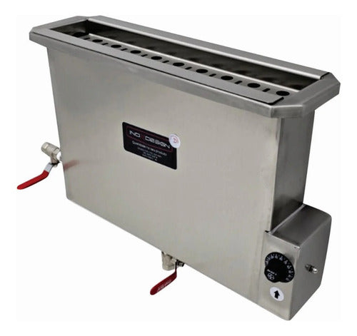 Esterilizador Elétrico 220v P/10 Facas 5 Chairas Inox Design