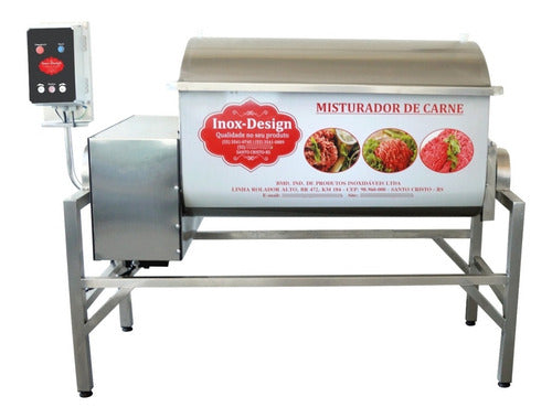 Misturadeira Carne Industrial 210 Litros Misturador 304