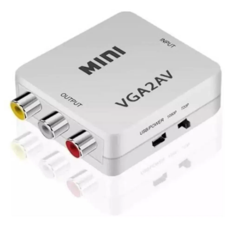 Adaptador Conversor VGA para AV Vídeo Composto IT-Blue LE-4106