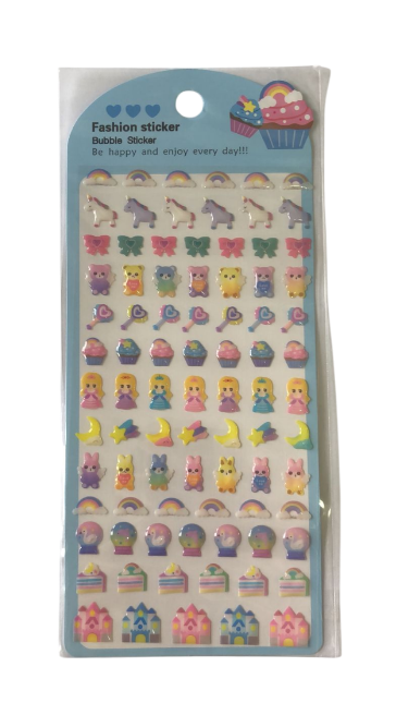 Adesivo Decorativo Tema Fashion para Cadernos e Agendas Uniso KMD-090