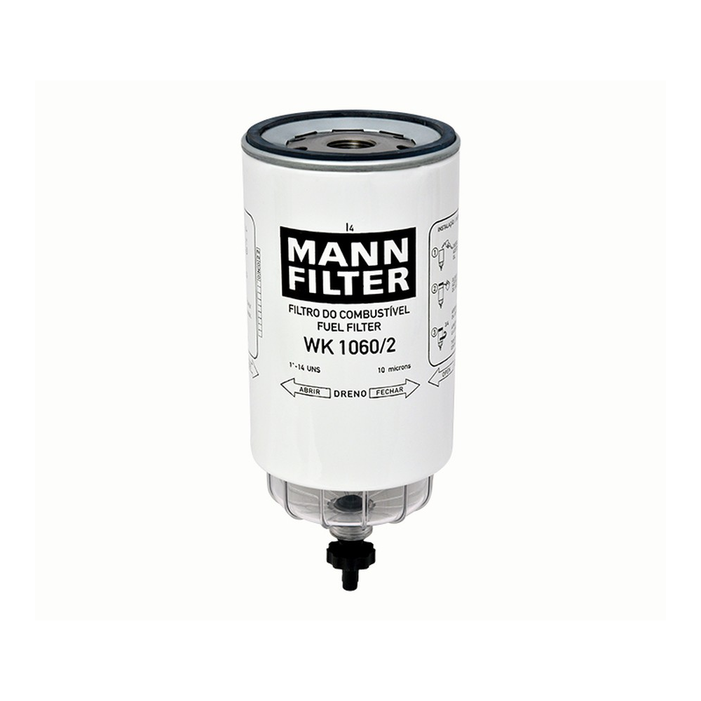 Filtro Blindado Combustível Separador d'Água Mann-filter WK1060/2 Scania R 470/P 230/P 340/P 114/P 124/R 124/G 420/P 310/T 124/R 440/G 470/G 380