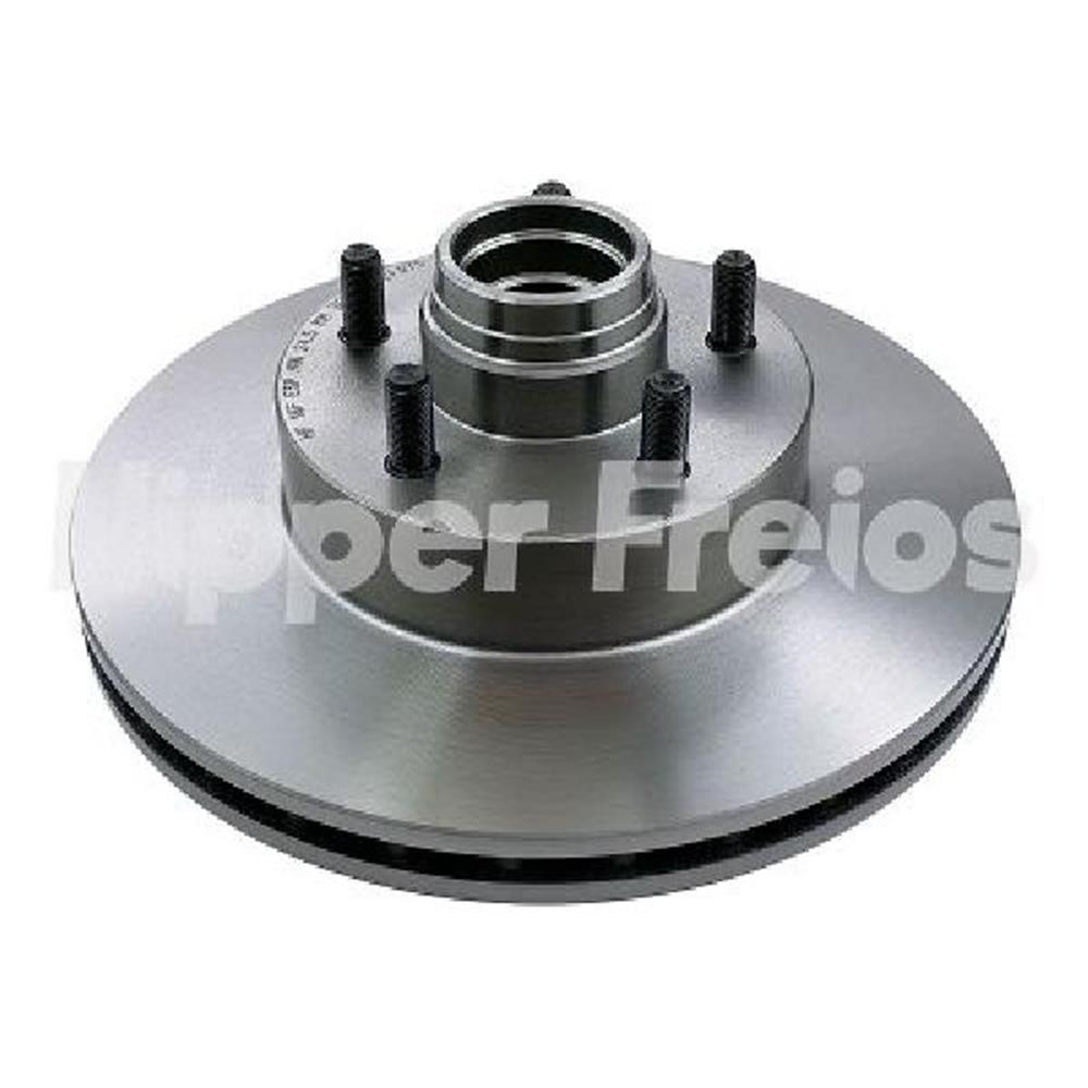 Disco de Freio Ventilado com Cubo Dianteiro Hipper Freios HF 16F Caixa com 2 Ford Ranger