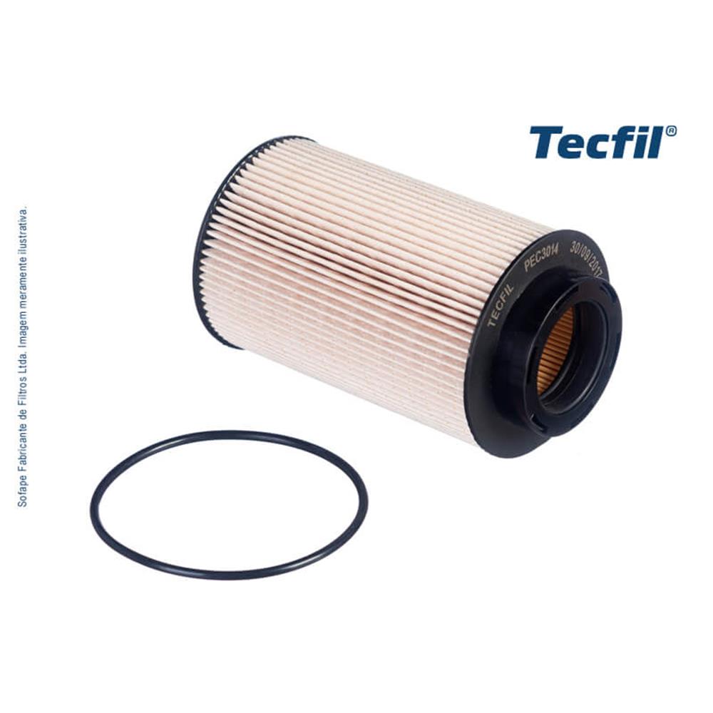 Filtro de Combustível Tecfil PEC3014 VW Constellation/17.260 OD/17.230 OD/17.230 Ods/17.280 OT/15.190 OD/Worker/33-440/15.230 OT, Man Tgx/Tgm