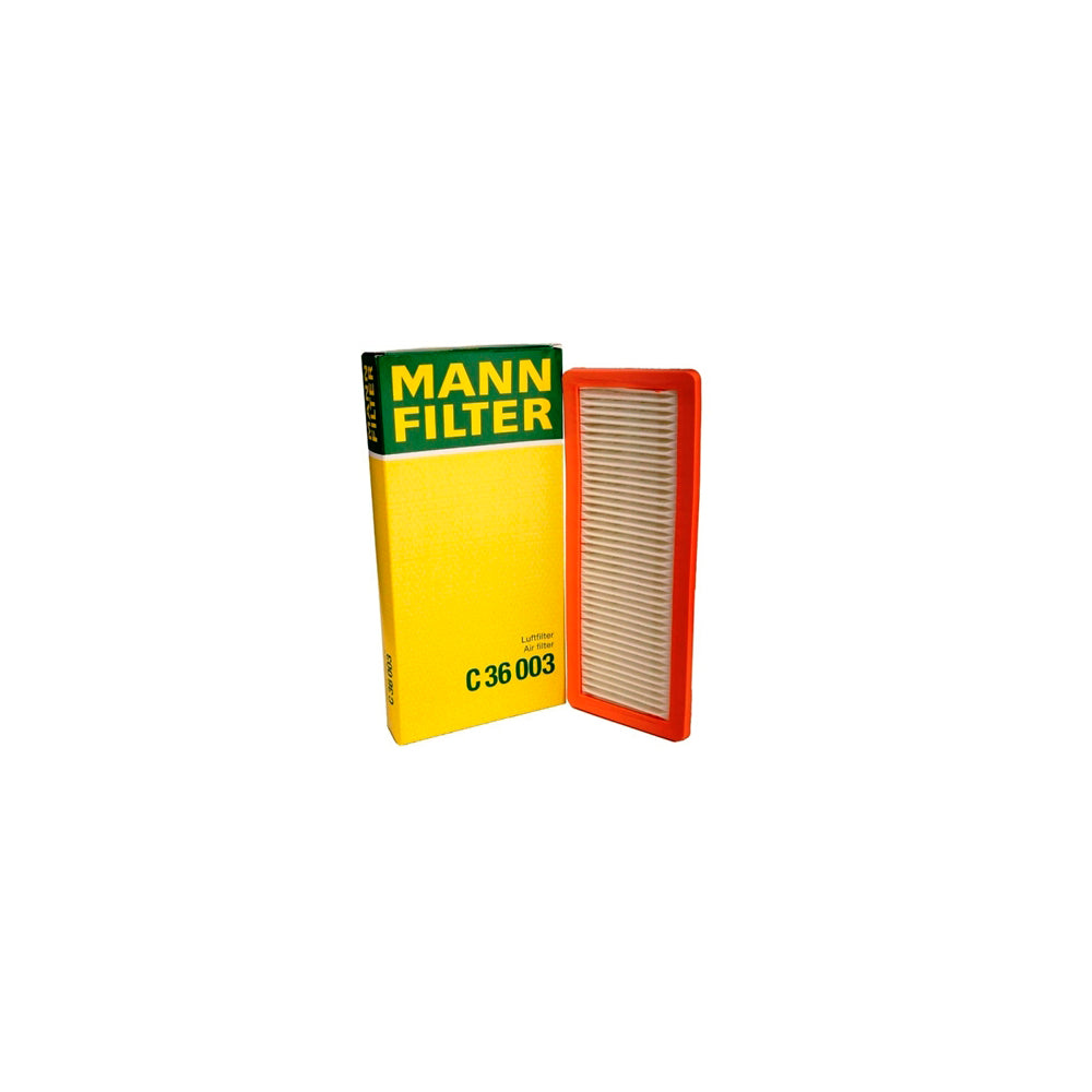 Elemento Filtrante do Ar Mann-filter C36003 Peugeot Rcz/3008/408/508/308/2008/5008/208, Citroen DS4/DS3/DS5/C4 Lounge/C4 Cactus/C4/C5