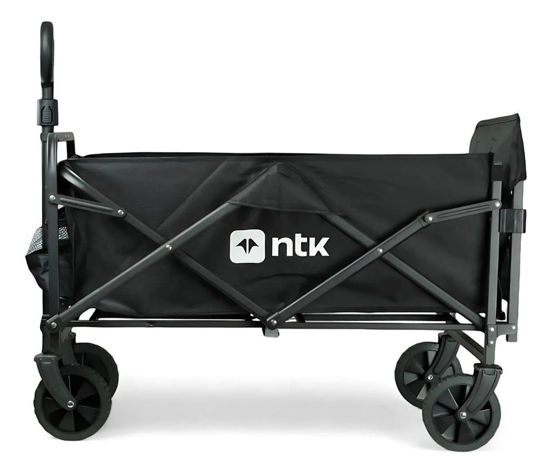 Carrinho Dobrável Transport P Camping 67cm 80kg Preto Ntk