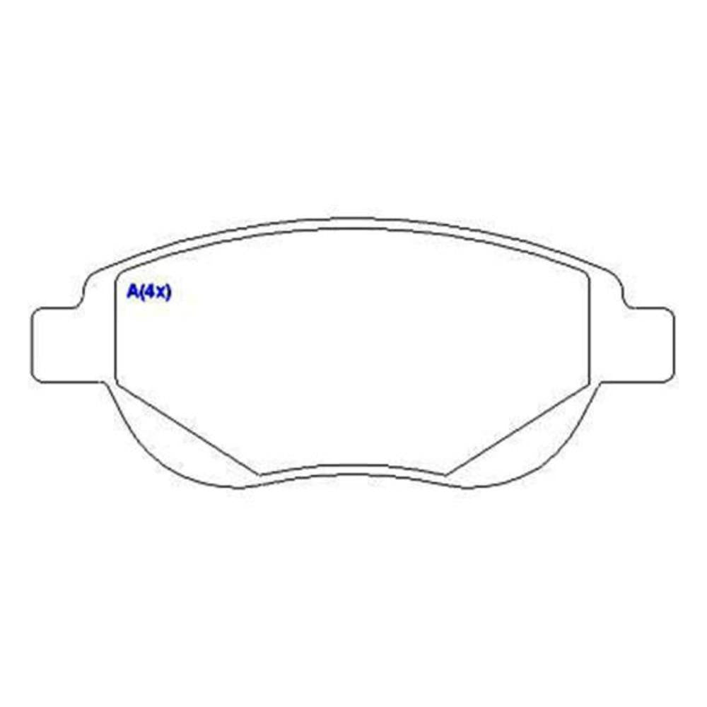 Pastilha de Freio Syl 2140 Citroen C4/C4 Pallas/C4 Vtr, Peugeot 307/2008
