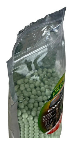 Munição Bbs Para Airsoft Velozter Tracer Fluorescente 0,25g