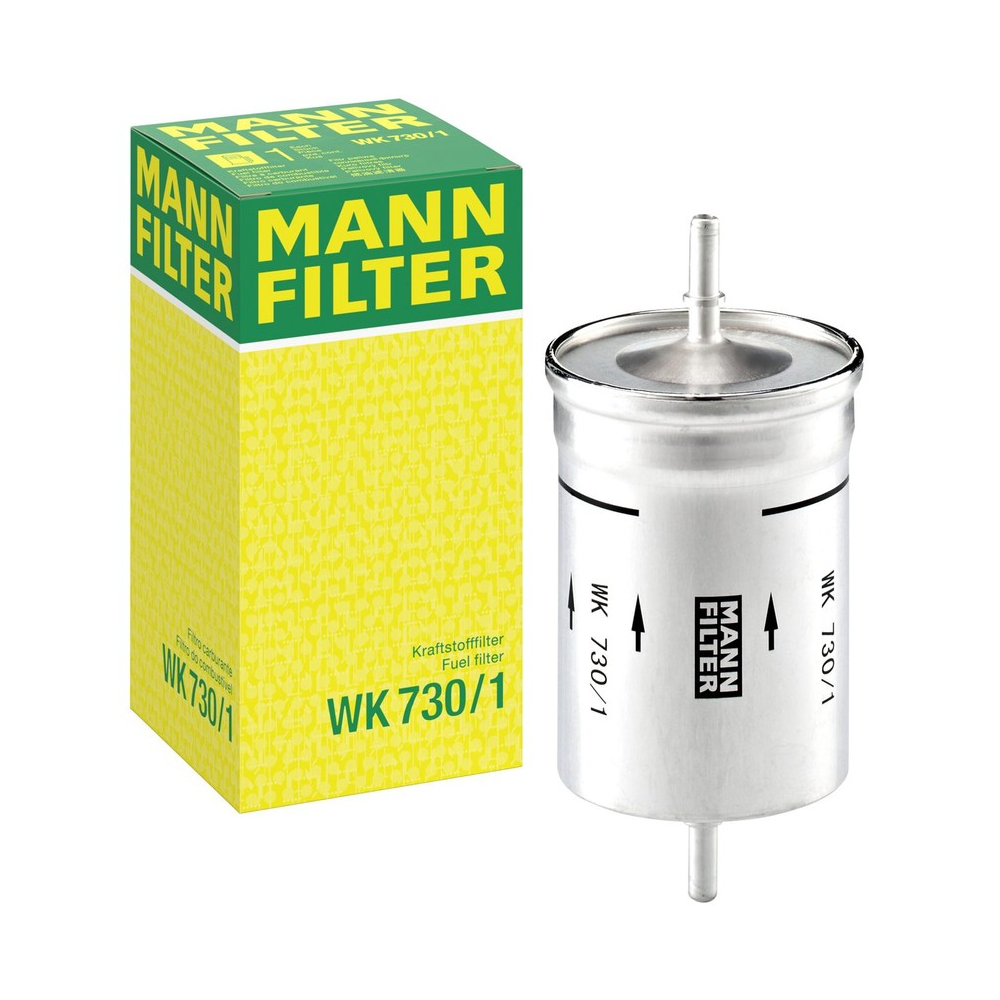 Filtro Blindado Combustível Mann-filter WK730/1 VW Golf/Bora/New Beetle/Passat Variant/Passat, Audi TT/A3/A4 Avant/A4/A8/S3, Chery Face