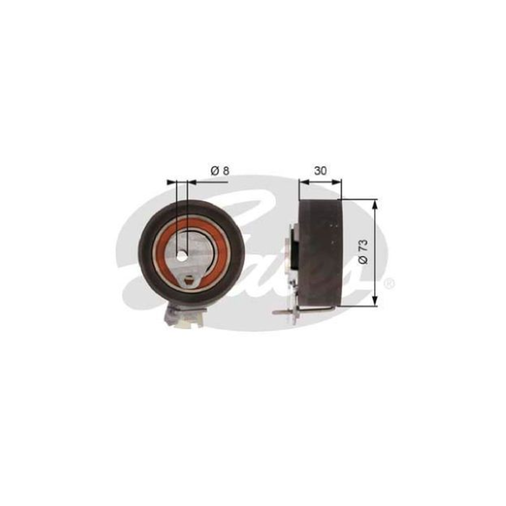 Tensionador Sincronizadora Gates T43157 Citroen Xsara/C3/Berlingo/Xsara Picasso/Xsara Break, Peugeot 307/206/Partner