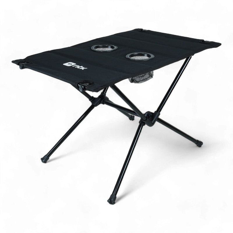 Mesa Para Camping Robusta Com Suporte Para Copos Mobi Preto