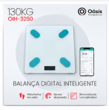 Balança Digital Corporal com Capacidade de 180 kg Oasis OIH-3250