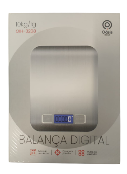 Balança Digital de Mesa até 10kg com Função Tara Oasis OIH-3208