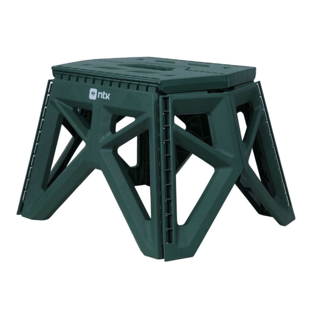 Banqueta Portátil Para Camping Dobravel Step 1 Verde Nautika