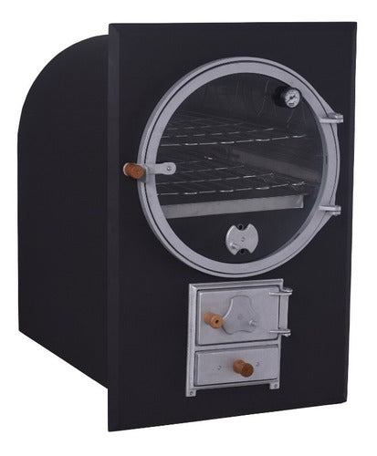 Forno A Lenha Embutir Com Interior Inox Brilhante fornellar