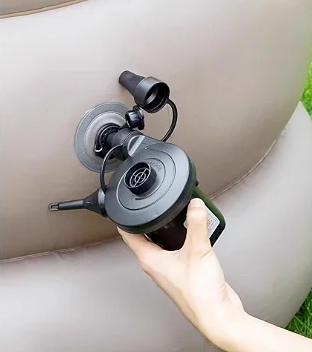 Bomba de Ar Pneumática 12V e Bivolt 50W com 3 Bicos Bomder BOM-8901
