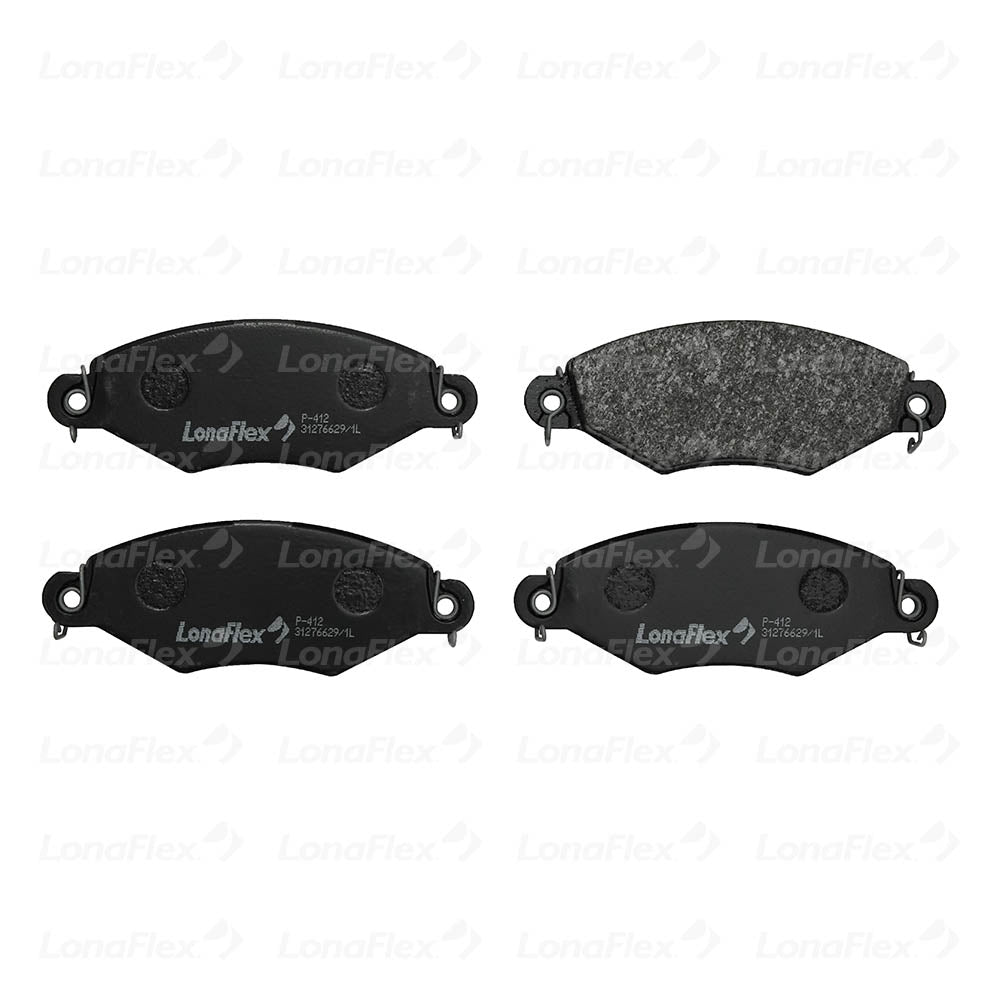 Pastilha de Freio Dianteira Fras-le P-412 Peugeot 206 Hatch (2A/C)/206 CC (2D)/206 SW (2E/K)