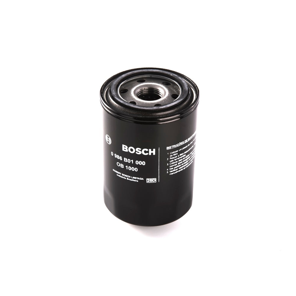 Filtro de Óleo Bosch 0986B01000 Ford F-350/F-1000/F-2000/F-4000/FB 4000, Agrale 5000/1800/1600/7000, VW 6-90/7-90 S/6-140/7.90S CO, Puma 914, Cbt 8440