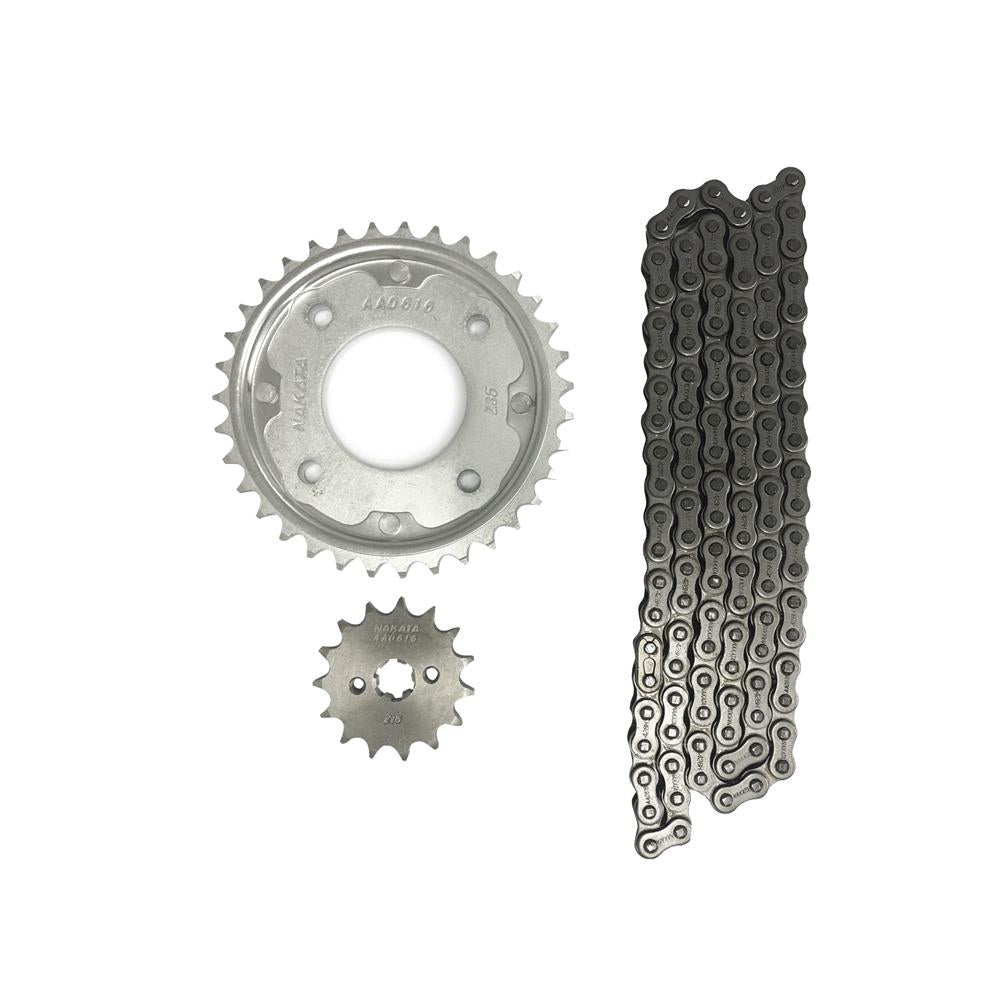 Kit Relação Aço 1045 Nakata TM10105 Honda Biz 100/Biz 100+