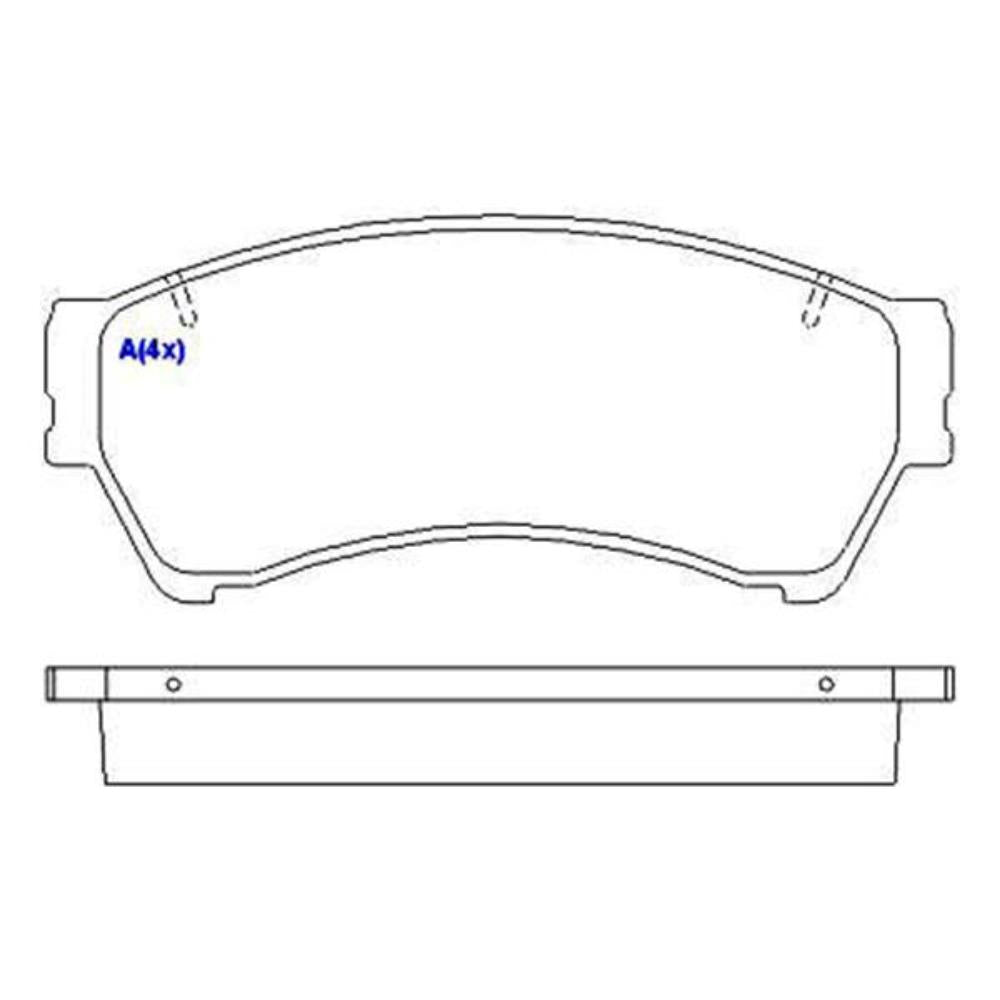 Pastilha de Freio Syl 1217 Ford Fusion