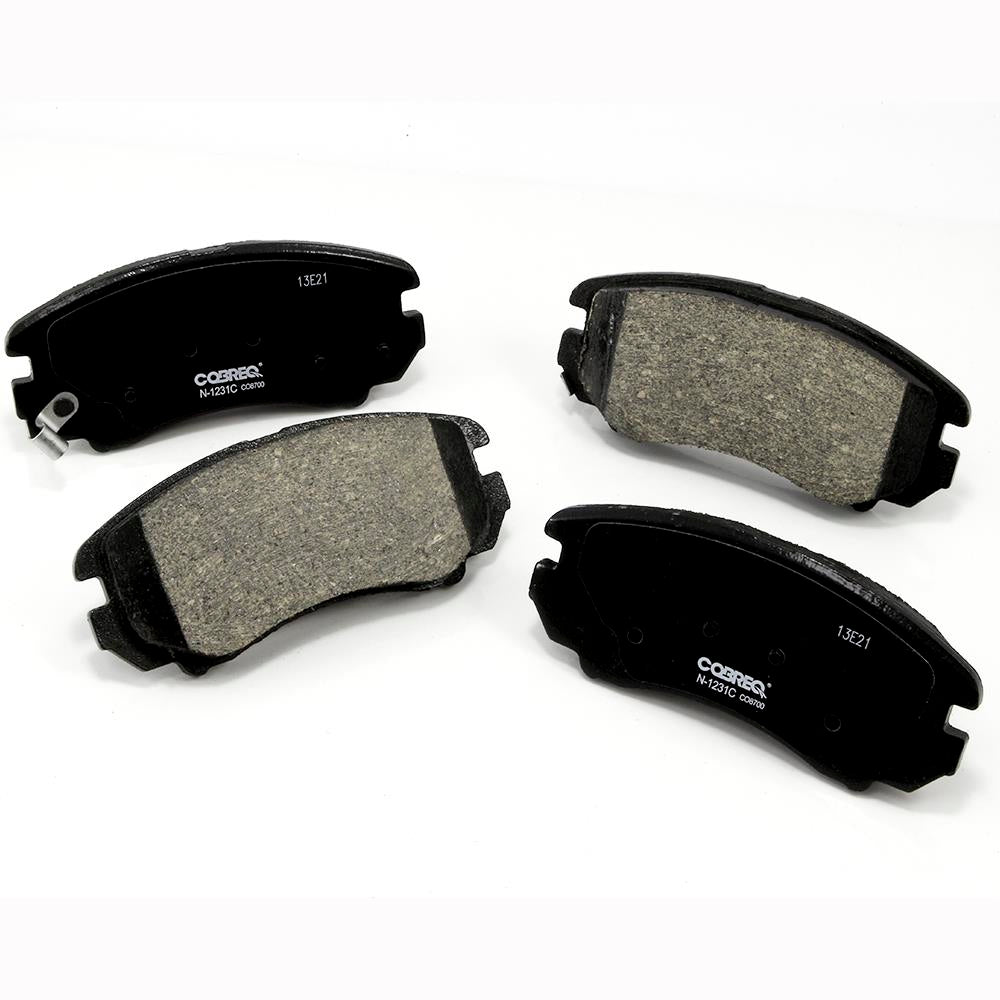 Pastilha de Freio Cobreq N-1231C Hyundai Tucson/Sonata/Azera, Kia Sportage/Magentis/Cadenza/Soul
