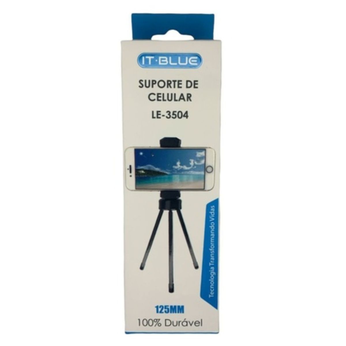 Mini Tripé Para Celular It Blue - Le 3504 Suporte Flexivel