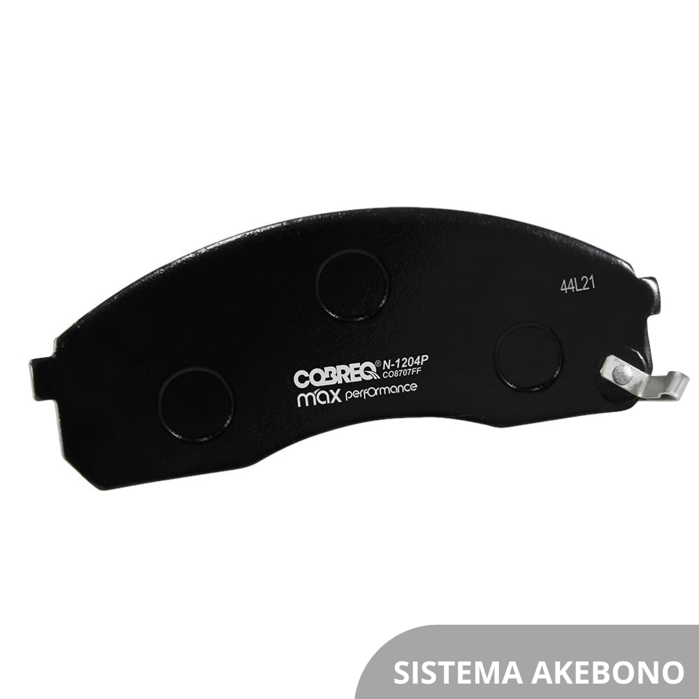 Pastilha de Freio Cobreq N1204P Kia Besta/Bongo/Carnival, Jac V260