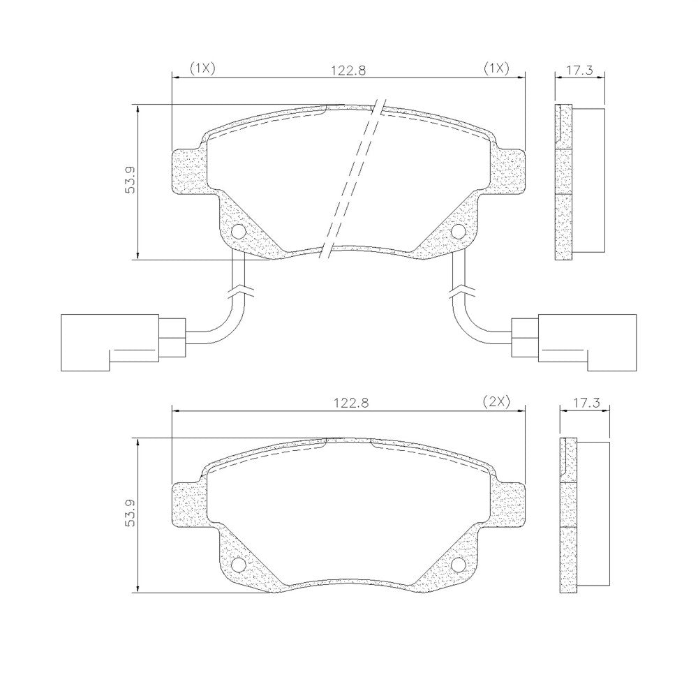 Pastilha de Freio Traseira Fras-le PD/1029-A PD/963 Ford Transit Chassi/Transit
