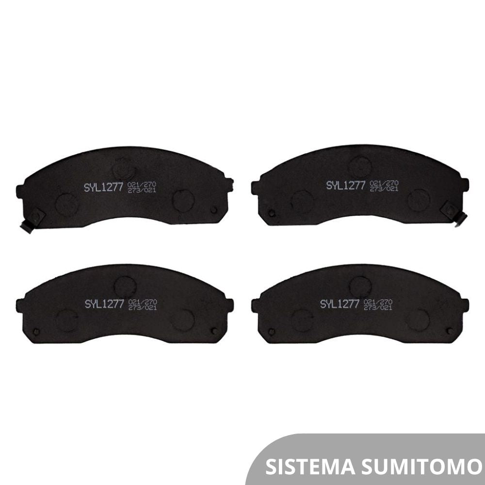 Pastilha de Freio Syl 1277 Kia Besta/Carnival/Bongo, Fiat Ducato, Jac V260