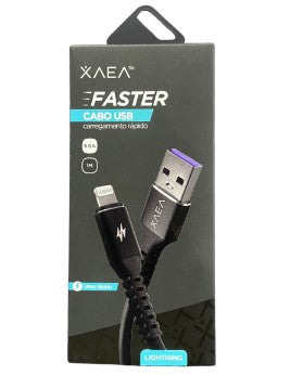 Cabo de Dados USB para iPhone Lightning 1 Metro 6.0A Xaea MODX-B21