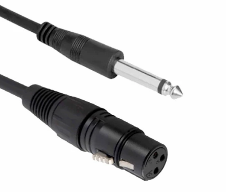 Cabo de Microfone XLR x P10 Estéreo 3m Knup KP-YP5019