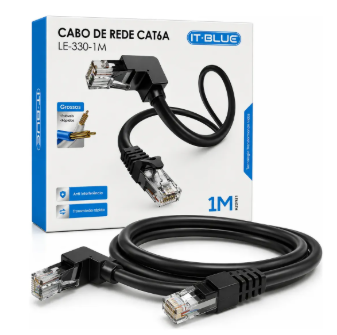 Cabo de Rede Ethernet Cat6A 1 Metro IT-Blue LE-330-1M