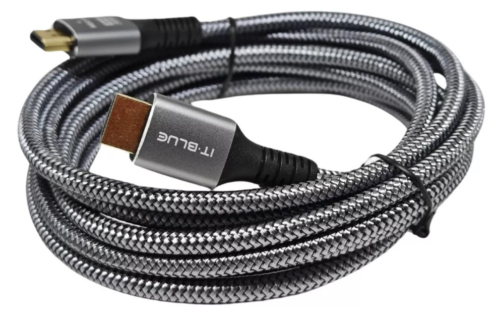 Cabo HDMI para HDMI 8K 3 Metros 48Gbps com Tripla Blindagem IT-Blue LE-6632-3M