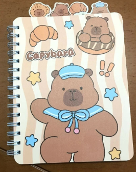 Caderno Espiral Tamanho A5 Kapy Family Uniso CPD-A5-033