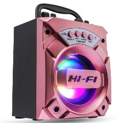 Caixa de Som Bluetooth com Iluminação RGB 10W Grasep D-BH1051