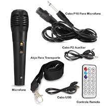 Caixa de Som Bluetooth RGB com Microfone, Controle Remoto e Alça 20W Grasep D-S13
