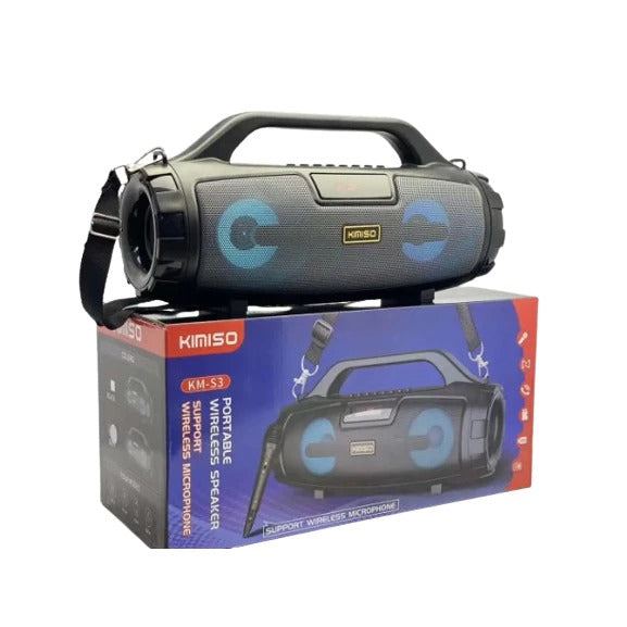 Caixa de Som Bluetooth com Microfone 10W Kimiso KM-S3 40040-972