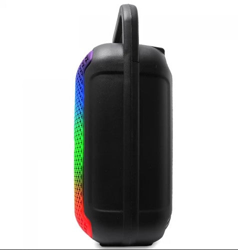 Caixa de Som Bluetooth RGB 12W com Rádio FM, Entrada USB e Micro SD Grasep D-S3210