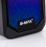 Caixa de Som para PC e Notebook com Iluminação RGB 5V Cabo 1,6m B-Max BM-S210