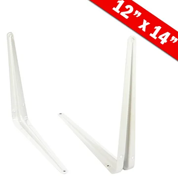 Cantoneira Mão Francesa 30,5 cm x 35,6 cm Ferro Branca Bestfer BFH0622