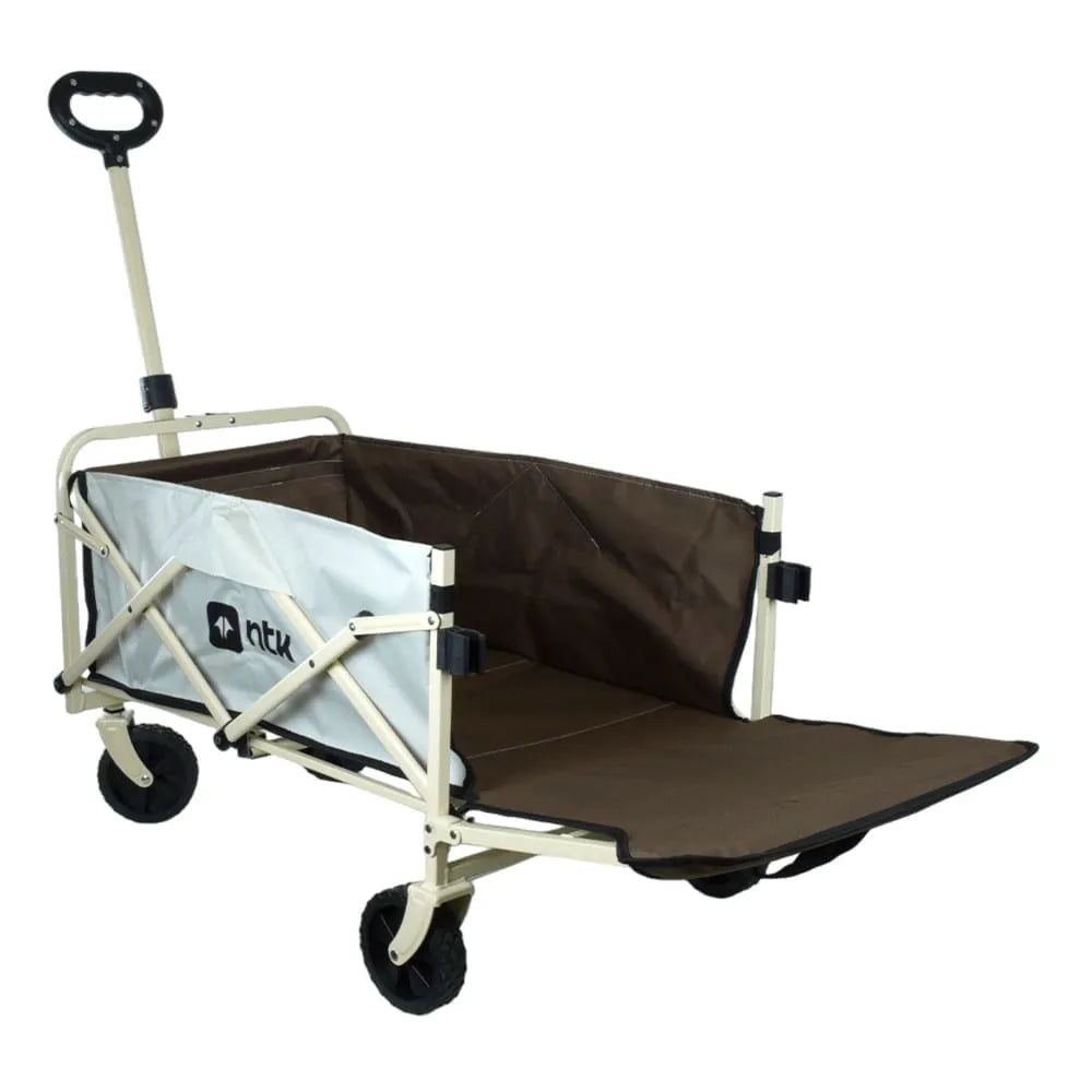 Carrinho Dobrável Transport P Camping 67cm 80kg Preto Ntk