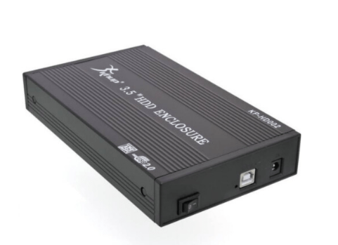 Case Externo para HD SATA 3,5 USB 2.0 com Fonte Knup KP-HD002