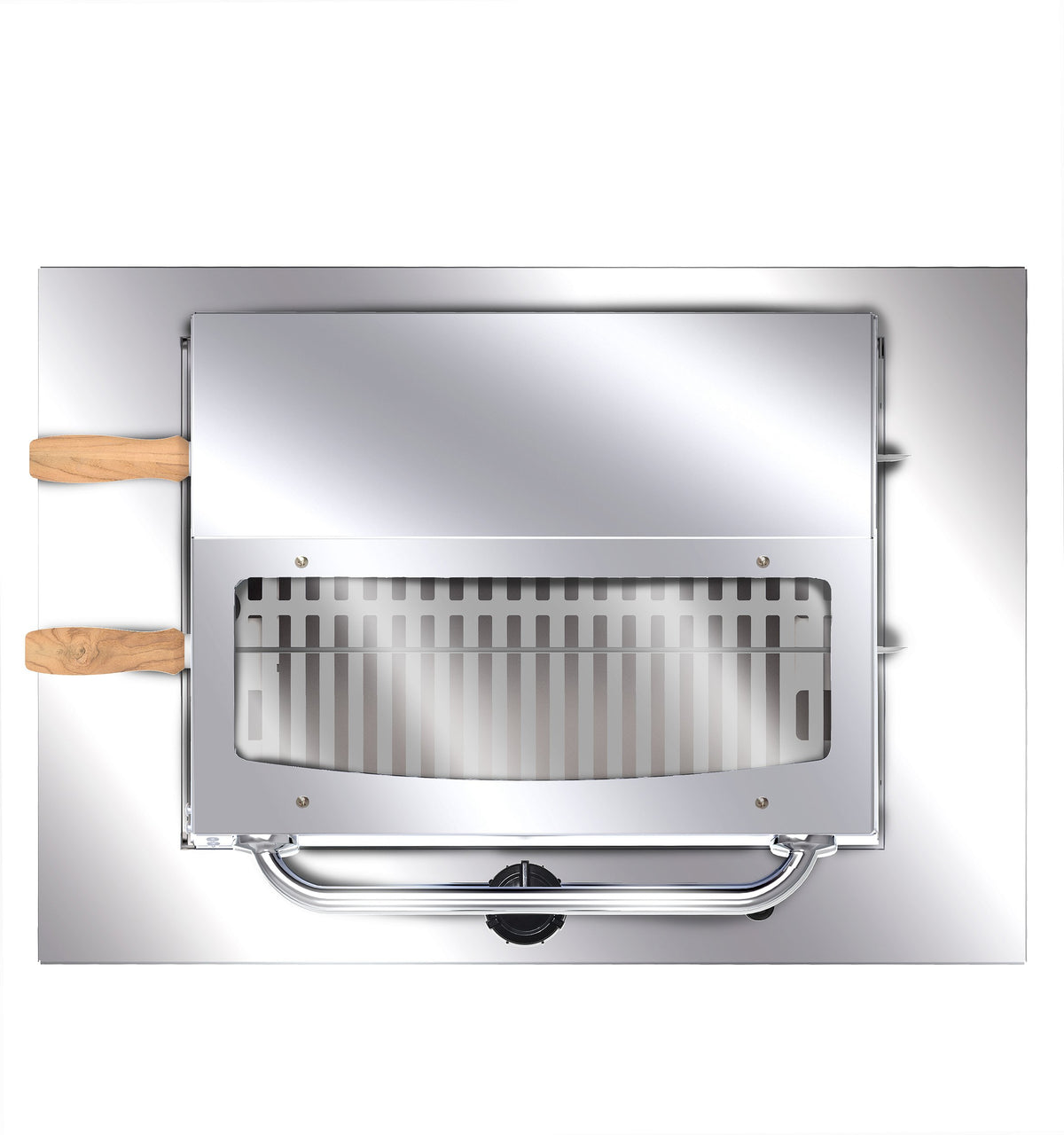 Churrasqueira Cooktop a Gás de Embutir Saro CHEG Inox 304