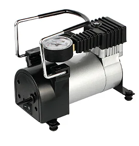 Compressor de Ar Portátil 12V 10A com Adaptadores de Bico Bomvink BOM-8902
