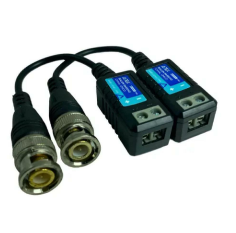 Par de Conector Balun Passivo de Canal Único para Câmeras Aitek Sigma-P100