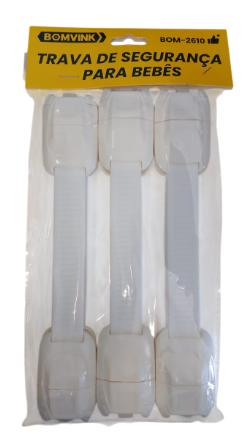 Conjunto de Trava de Segurança para Bebês Bomvink BOM-2610